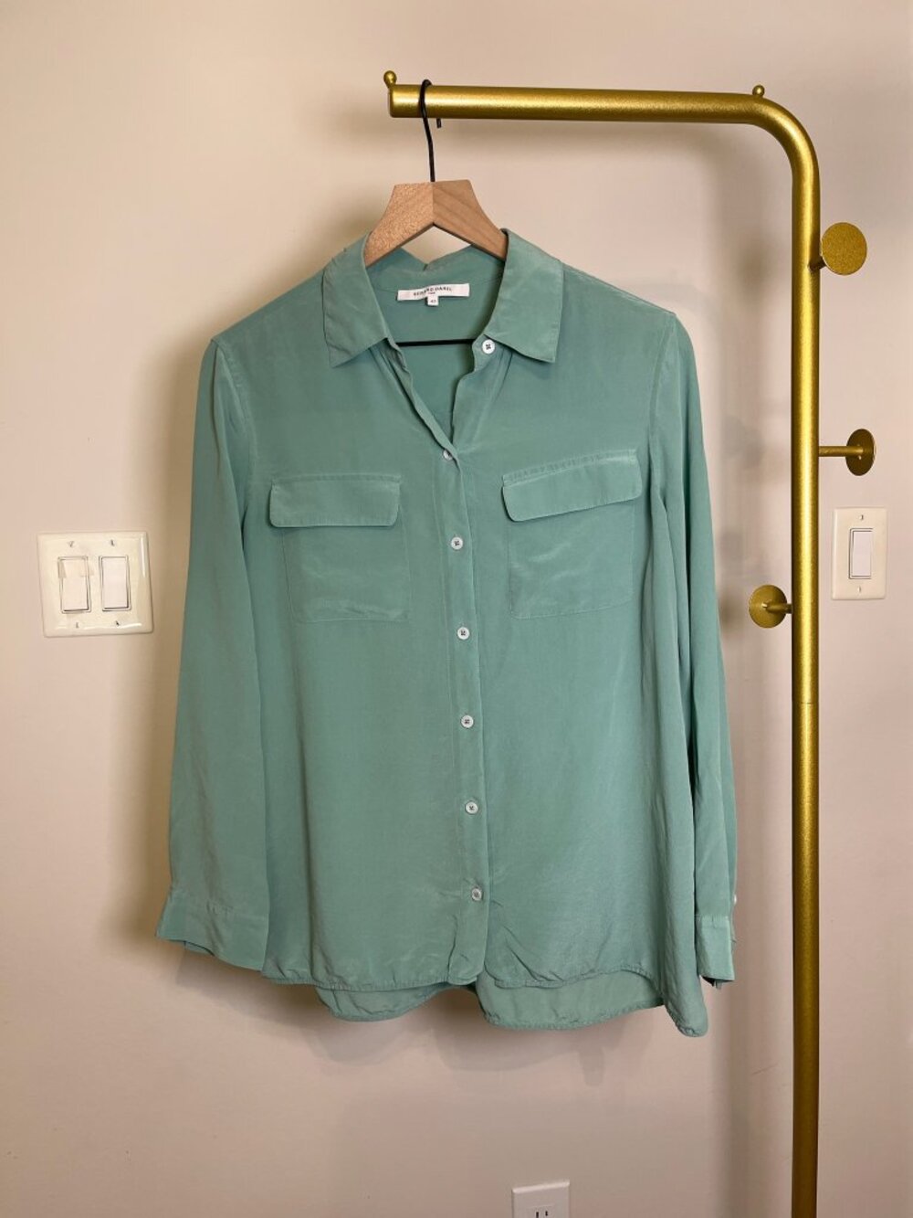 Gerard Darel 100% Silk Shirt